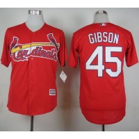 St.Louis Cardinals #45 Bob Gibson Red Cool Base Stitched MLB Jersey