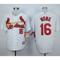 St.Louis Cardinals #16 Kolten Wong White 1982 Turn Back The Clock Stitched MLB Jersey