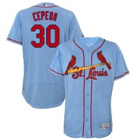 St.Louis Cardinals #30 Orlando Cepeda Light Blue Flexbase Authentic Collection Stitched MLB Jersey