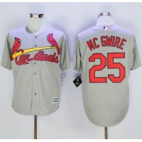 St.Louis Cardinals #25 Mark McGwire Grey New Cool Base Stitched MLB Jersey