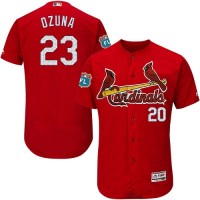 St.Louis Cardinals #23 Marcell Ozuna Red Flexbase Authentic Collection Stitched MLB Jersey
