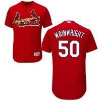 St.Louis Cardinals #50 Adam Wainwright Red Flexbase Authentic Collection Stitched MLB Jersey