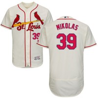 St.Louis Cardinals #39 Miles Mikolas Cream Flexbase Authentic Collection Stitched MLB Jersey