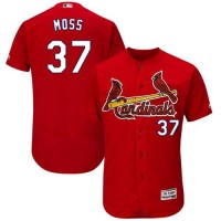 St.Louis Cardinals #37 Brandon Moss Red Flexbase Authentic Collection Stitched MLB Jersey