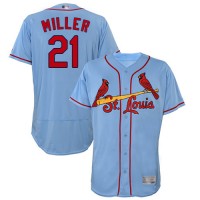 St.Louis Cardinals #21 Andrew Miller Light Blue Flexbase Authentic Collection Stitched MLB Jersey