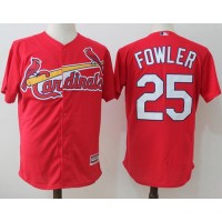 St.Louis Cardinals #25 Dexter Fowler Red New Cool Base Stitched MLB Jersey