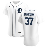 Detroit Detroit Tigers #37 Beau Burrows Men's Nike White Home 2020 Authentic Player MLB Jersey
