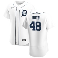 Detroit Detroit Tigers #48 Matthew Boyd Men's Nike White Home 2020 Authentic Player MLB Jersey