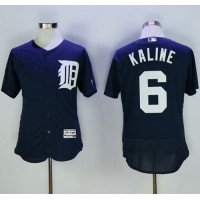 Detroit Tigers #6 Al Kaline Navy Blue Flexbase Authentic Collection Stitched MLB Jersey