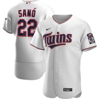Minnesota Minnesota Twins #22 Miguel Sano Men's Nike White Home 2020 Authentic Player MLB Jersey