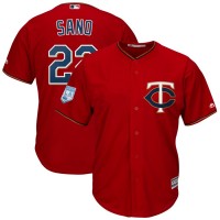 Minnesota Twins #22 Miguel Sano Red 2019 Spring Training Cool Base Stitched MLB Jersey