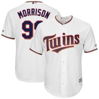 Minnesota Minnesota Twins #99 Logan Morrison Majestic Home Cool Base Player Jersey White