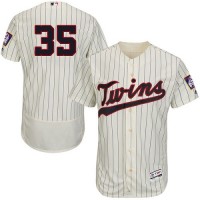 Minnesota Twins #35 Michael Pineda Cream Strip Flexbase Authentic Collection Stitched MLB Jersey