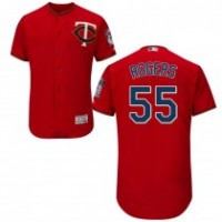 Minnesota Twins #55 Taylor Rogers Red Flexbase Authentic Collection Stitched MLB Jersey