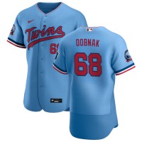 Minnesota Minnesota Twins #68 Randy Dobnak Men's Nike Light Blue Alternate 2020 60th Season Authentic Team MLB Jersey