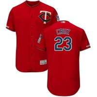 Minnesota Twins #23 Nelson Cruz Red Flexbase Authentic Collection Stitched MLB Jersey