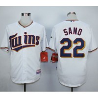Minnesota Twins #22 Miguel Sano White Home Cool Base Stitched MLB Jersey