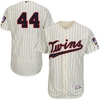 Minnesota Twins #44 Kyle Gibson Cream Strip Flexbase Authentic Collection Stitched MLB Jersey