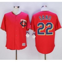Minnesota Twins #22 Miguel Sano Red New Cool Base Stitched MLB Jersey