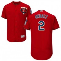 Minnesota Twins #2 Luis Arraez Red Flexbase Authentic Collection Stitched MLB Jersey