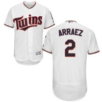 Minnesota Twins #2 Luis Arraez White Flexbase Authentic Collection Stitched MLB Jersey