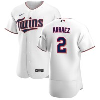 Minnesota Minnesota Twins #2 Luis Arraez Men's Nike White Home 2020 Authentic Player MLB Jersey