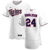 Minnesota Minnesota Twins #24 Josh Donaldson Men's Nike White Home 2020 Authentic Player MLB Jersey