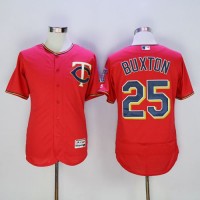 Minnesota Twins #25 Byron Buxton Red Flexbase Authentic Collection Stitched MLB Jersey