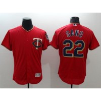 Minnesota Twins #22 Miguel Sano Red Flexbase Authentic Collection Stitched MLB Jersey