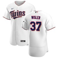 Minnesota Minnesota Twins #37 Matt Wisler Men's Nike White Home 2020 Authentic Player MLB Jersey