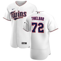 Minnesota Minnesota Twins #72 Caleb Thielbar Men's Nike White Home 2020 Authentic Player MLB Jersey