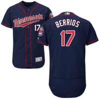 Minnesota Twins #17 Jose Berrios Navy Blue Flexbase Authentic Collection Stitched MLB Jersey