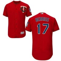 Minnesota Twins #17 Jose Berrios Red Flexbase Authentic Collection Stitched MLB Jersey
