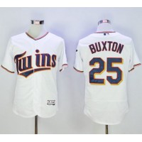 Minnesota Twins #25 Byron Buxton White Flexbase Authentic Collection Stitched MLB Jersey