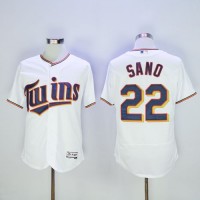 Minnesota Twins #22 Miguel Sano White Flexbase Authentic Collection Stitched MLB Jersey
