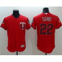 Minnesota Twins #22 Miguel Sano Red Fashion Stars & Stripes Flexbase Authentic Stitched MLB Jersey