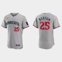 Minnesota Minnesota Twins #25 Byron Buxton Men's Nike 2023 Authentic Jersey - Gray