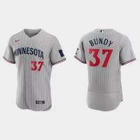 Minnesota Minnesota Twins #37 Dylan Bundy Men's Nike 2023 Authentic Jersey - Gray