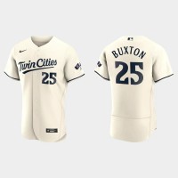 Minnesota Minnesota Twins #25 Byron Buxton Men's Nike 2023 Authentic Jersey - Cream