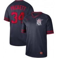 Nike Minnesota Twins #34 Kirby Puckett Navy Authentic Cooperstown Collection Stitched MLB Jersey