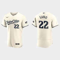 Minnesota Minnesota Twins #22 Miguel Sano Men's Nike 2023 Authentic Jersey - Cream
