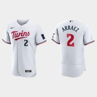 Minnesota Minnesota Twins #2 Luis Arraez Men's Nike 2023 Authentic Jersey - White