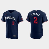 Minnesota Minnesota Twins #2 Luis Arraez Men's Nike 2023 Authentic Jersey - Navy