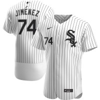 Chicago Chicago White Sox #74 Eloy Jimenez Men's Nike White Home 2020 Authentic Player MLB Jersey
