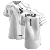 Chicago Chicago White Sox #1 Nick Madrigal Men's Nike White Home 2020 Authentic Player MLB Jersey