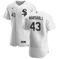 Chicago Chicago White Sox #43 Evan Marshall Men's Nike White Home 2020 Authentic Player MLB Jersey