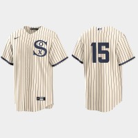Chicago Chicago White Sox #15 Adam Engel Men's Nike White 2021 Field of Dreams Game MLB Jersey