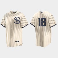 Chicago Chicago White Sox #18 Brian Goodwin Men's Nike White 2021 Field of Dreams Game MLB Jersey