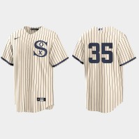 Chicago Chicago White Sox #35 Frank Thomas Men's Nike White 2021 Field of Dreams Game MLB Jersey