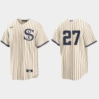 Chicago Chicago White Sox #27 Lucas Giolito Men's Nike White 2021 Field of Dreams Game MLB Jersey